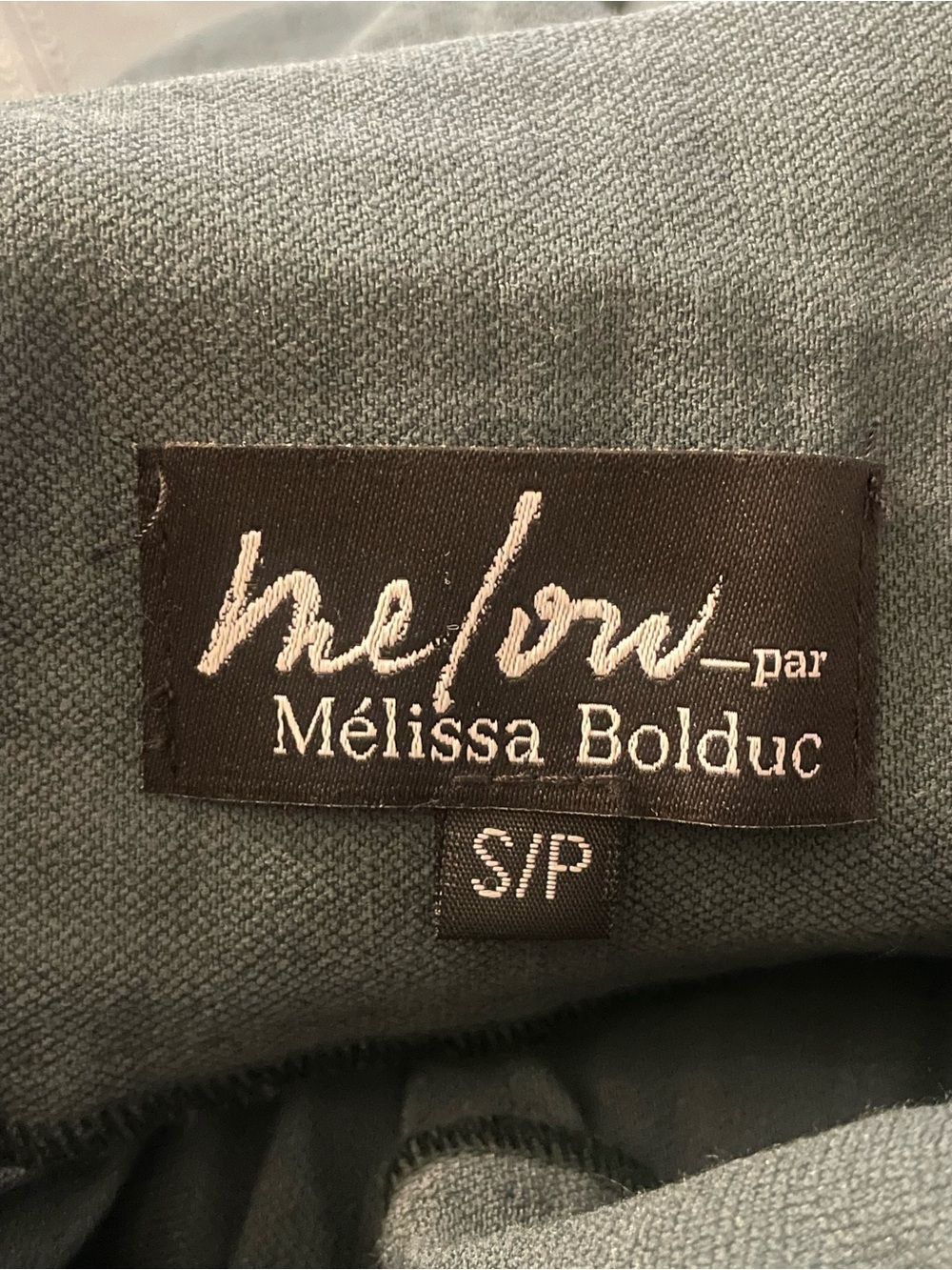 Melow per Melissa Bolduc Forest Green Harem Crop Pants - Picture 6 of 6